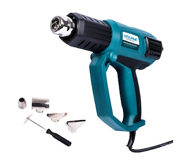 Opalovací pistole digitální regulace PLD2233 2000W s příslušenstvím