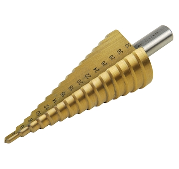 POŠK. OBAL vrták stupňovitý, O 4-39mm, TiN
