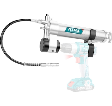 Přídavná mazací pistole, industrial, objem 400ml, doporučený pracovní tlak 4 000psi, maximální tlak 8 000psi,, Hliník