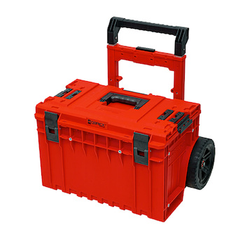 QBRICK Box plastový na kolech QBRICK ONE Cart 2.0 Red Ultra HD Custom | 641x485x660 mm