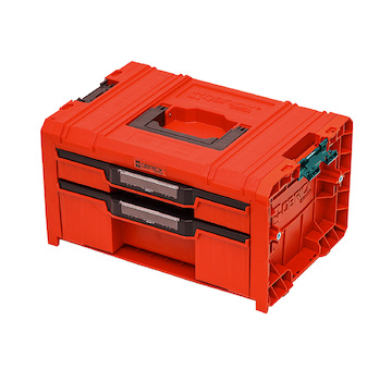 QBRICK Box s organizérem QBRICK PRO Drawer 3 Toolbox 2.0 Expert RED Ultra HD Custom | 450x310x244 mm