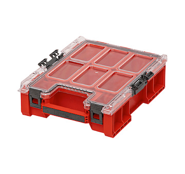 QBRICK Organizér plastový QBRICK ONE Organizer M Plus 2.0 RED Ultra HD Custom | 264x364x106 mm