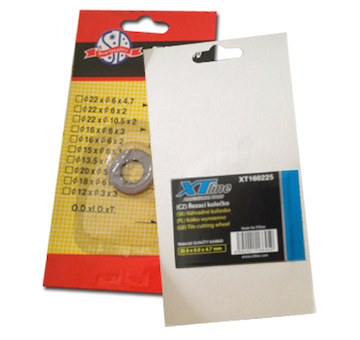 Řezací kolečko 22x6x4.7mm do řezačky XT160624,XT160630,XT160636