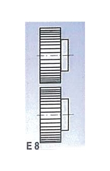 Rolny typ E8 (pro SBM 140-12 a 140-12 E)