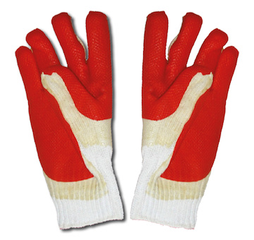 Rukavice povrstvené latexem REDWING - 10