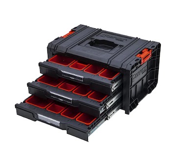 Skříňka na nářadí QBRICK PRO DRAWER 3 Toolbox Expert, 450x320x240 mm