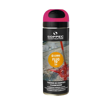 SOPPEC Značkovací sprej Soppec Fluo TP, 12M | růžový, 500 ml