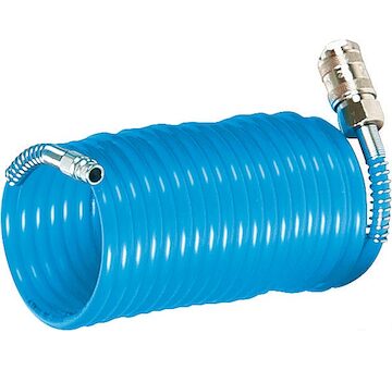 Spirálová PU hadice 5 m, Ø 6 mm, 10 bar