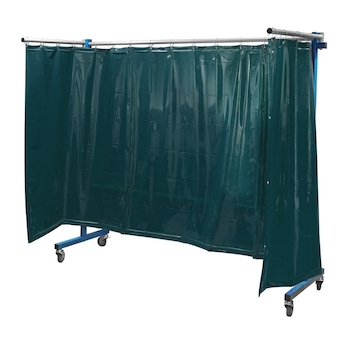 TransFlex ochranná zástěna, tmavě zelená 3700 × 1950 mm
