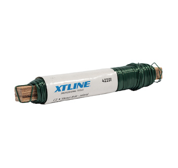 Vázací drát 0.9(0.65)mmx30M zelený PVC