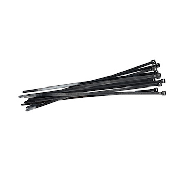 Vázací pásky 400x4,8mm, nylon,  50ks černá (23955)