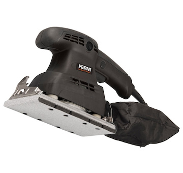 Vibrační bruska Ferm PSM1029P s odsávacím vakem 300W 