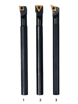 Vnitřní soustružnické nože HM 10 mm, sada - 3 ks