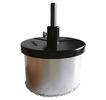 Vykružovací korunka 103 mm komplet
