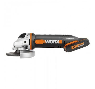 WX803 - Aku úhlová bruska Li-Ion 20V, 125mm - PowerShare