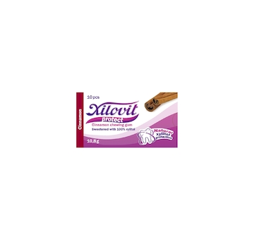 žvýkačky Xilovit protect SKOŘICE 10,8g, 1blistr=10 žvýkaček