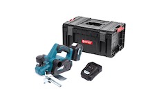 Aku hoblík 18V + baterie 5.0Ah + nabíječka 3.5A + kufr