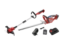 Aku nůžky na živé ploty + aku strunová sekačka 18V Li-ion, 1500mAh