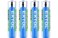 baterie zink-chloridové, 4ks, 1,5V AAA (R03)