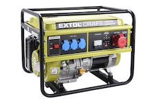 Benzínová elektrocentrála EXTOL CRAFT 13HP/5,5kW (400V) 3x1,8kW (230V)