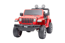 Dětské elektrické autíčko AKU Jeep Wrangler Rubicon Red 