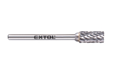 fréza karbidová, válcová s čelním ozubením, ⌀6x13mm, ⌀stopky 3mm, sek střední (double-cut)