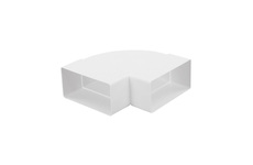 HACO Koleno vodorovné ploché CKH | 2x110x55 mm