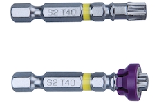 hroty sada 2ks TORX s magnetickým kloboučkem, T 40x50mm, S2