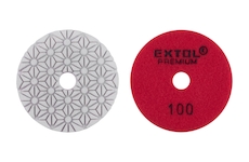kotouč diamantový leštící na suchý zip, O100mm, P100