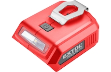 nabíječka aku pro USB zařízení, se světlem, SHARE20V, bez baterie, 5V/2A