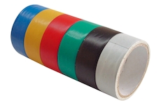pásky izolační PVC, sada 6ks, 19mm x 18m , (3m x 6ks)