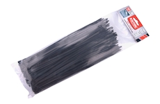 POŠK. OBAL pásky stahovací na kabely EXTRA, černé, 280x4,6mm, 100ks, nylon PA66