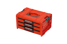QBRICK Box s organizérem QBRICK PRO Drawer 3 Toolbox 2.0 Expert RED Ultra HD Custom | 450x310x244 mm