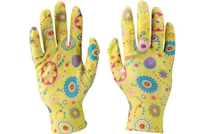rukavice zahradní nylonové polomáčené v nitrilu, velikost 9