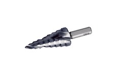 RUKO Vrták stupňovitý s břitem FLOWSTEP RUnaTEC HSS | 9-38 mm, 12 stupňů