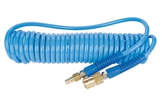 Spirálová PU hadice PRO 6 m, Ø 5/8 mm, 12 bar s rychlospojkami