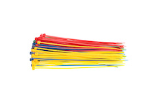 Vázací pásky 100x2,5mm, nylon, 100ks barevné
